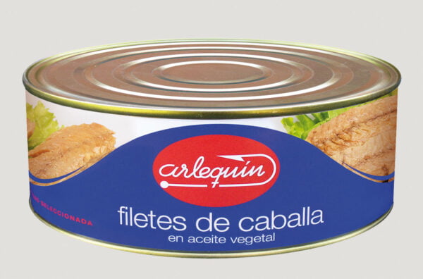 Filetes de caballa en aceite vegetal