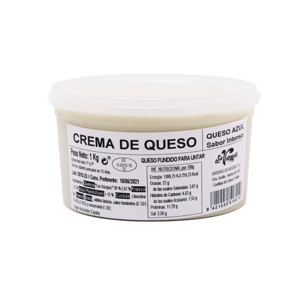 Crema de queso azul