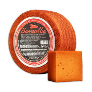 Queso de cabra y oveja con pimentón Buenalba