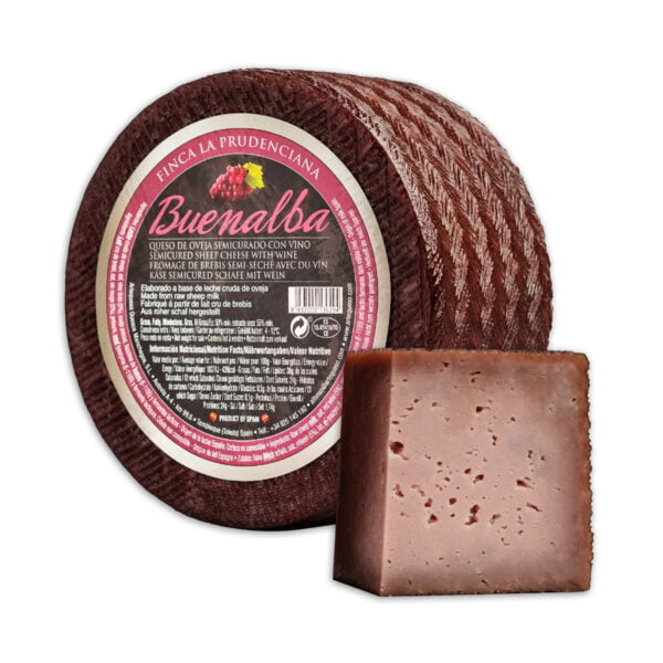 Queso de cabra y oveja con vino Buenalba