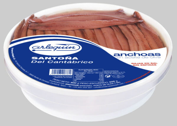 Anchoas en aceite de oliva