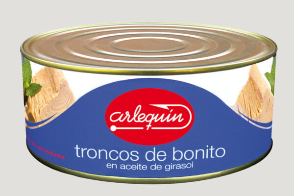 Troncos de bonito en aceite de girasol