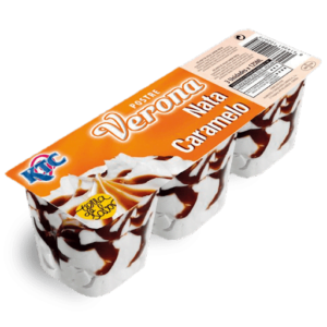 Postre Verona nata y caramelo KTC frioal